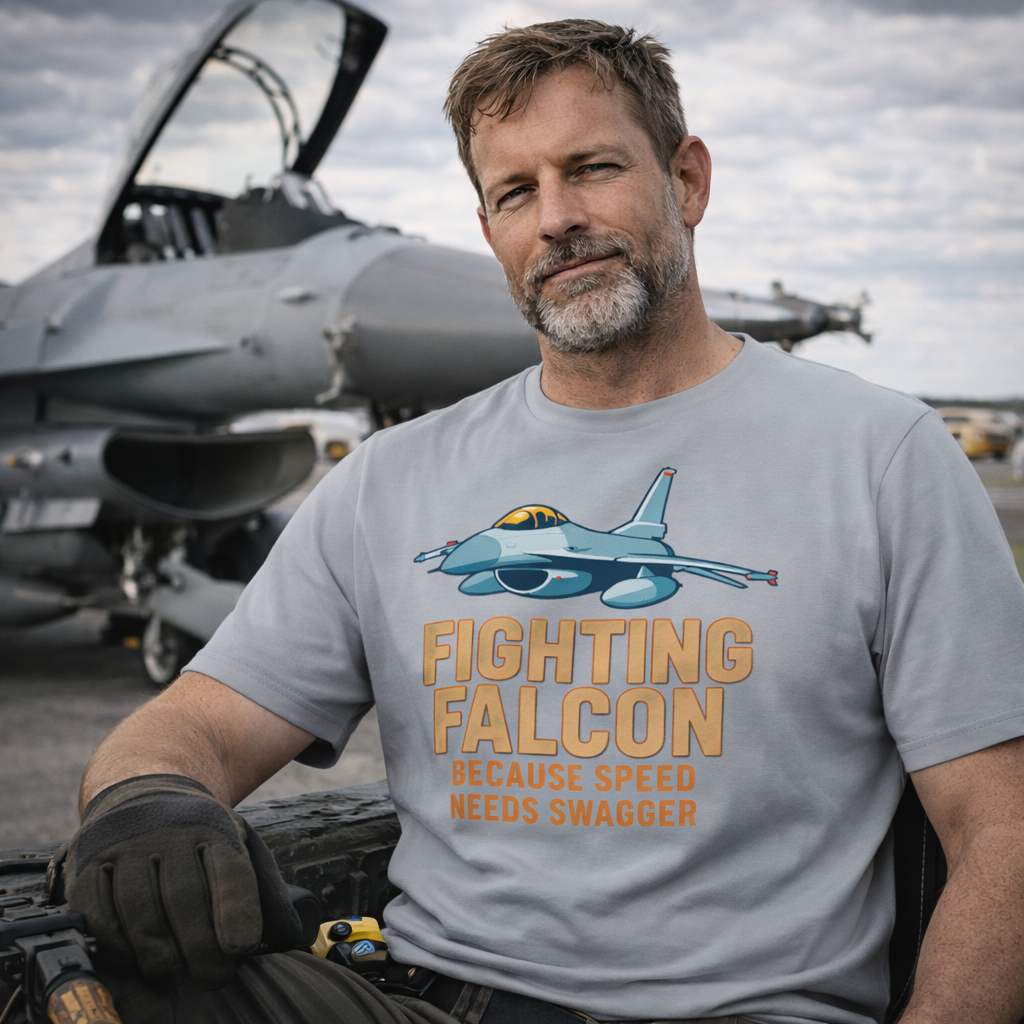 Fighting Falcon – Speed Needs Swagger T-Shirt (ABAV08)