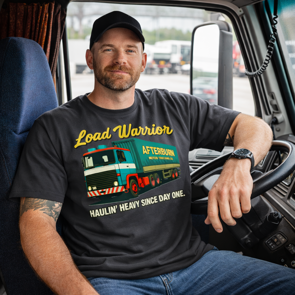 Load Warrior – Haulin’ Heavy Vintage Truck Tee (ABHA02)