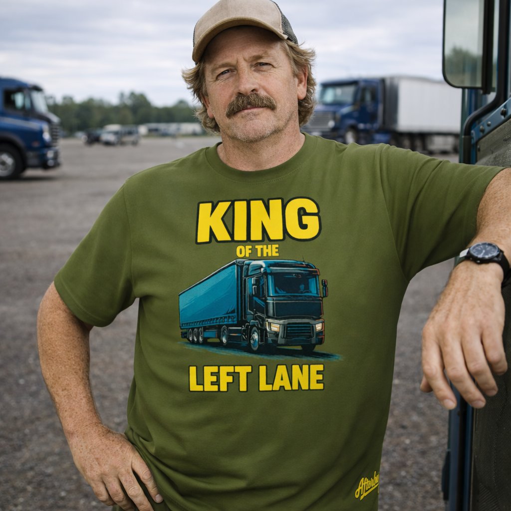 King of the Left Lane – Heavy Haul Truck T-Shirt (ABHA09)