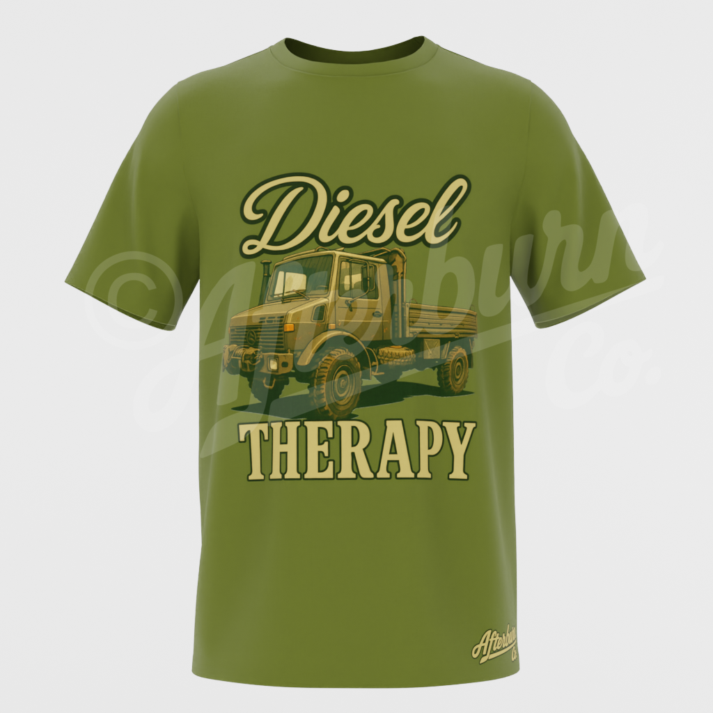 Diesel Therapy T-Shirt – Vintage Work Truck Graphic Tee (ABHA10)