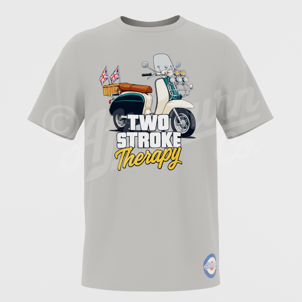 Two Stroke Therapy T-Shirt | Classic Scooter (ABRD15)
