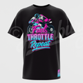 Fuel Throttle Repeat – Motorcycle Performance T-Shirt (ABRD19)