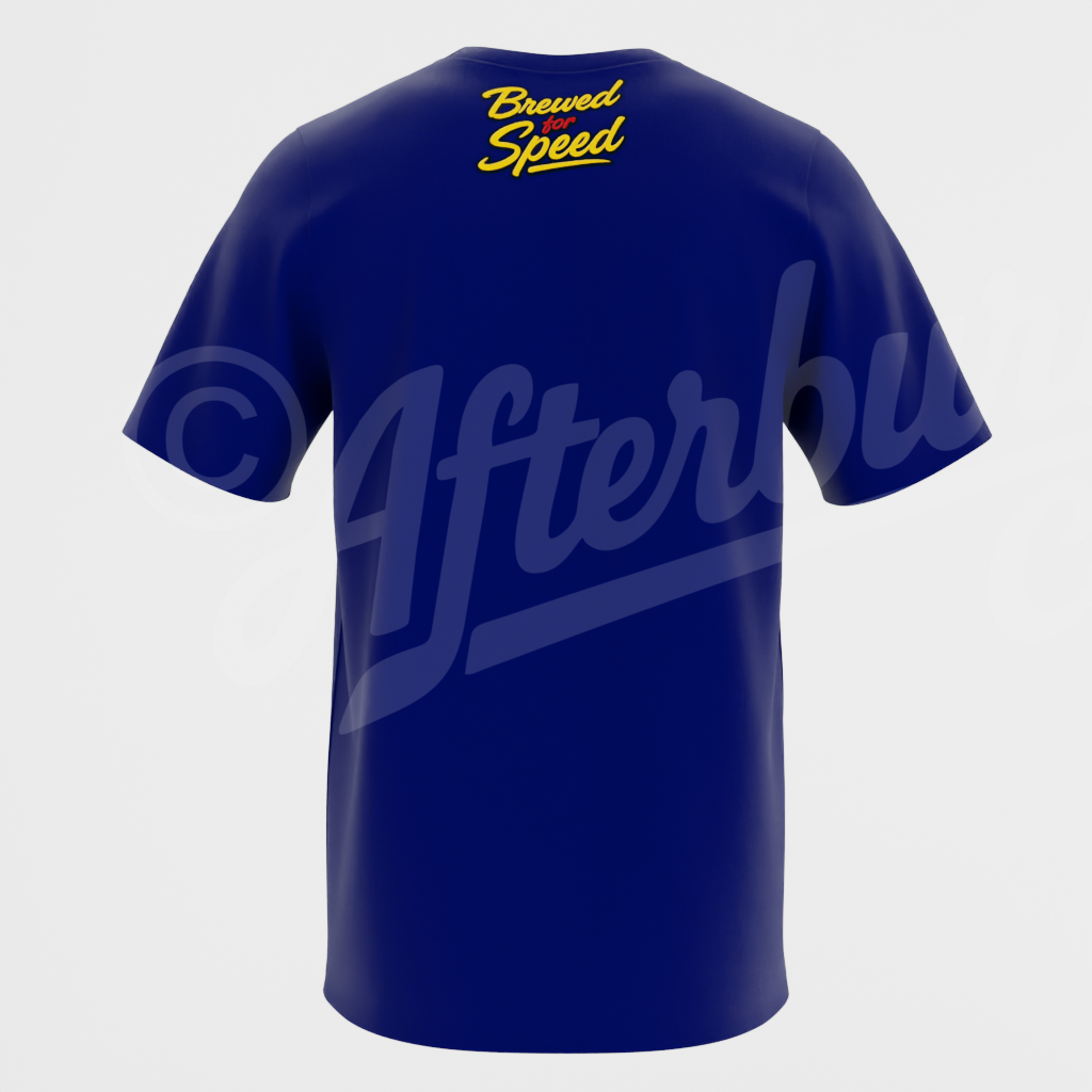 Brewed for Speed – Motorcycle Graphic T-Shirt (ABRD23)