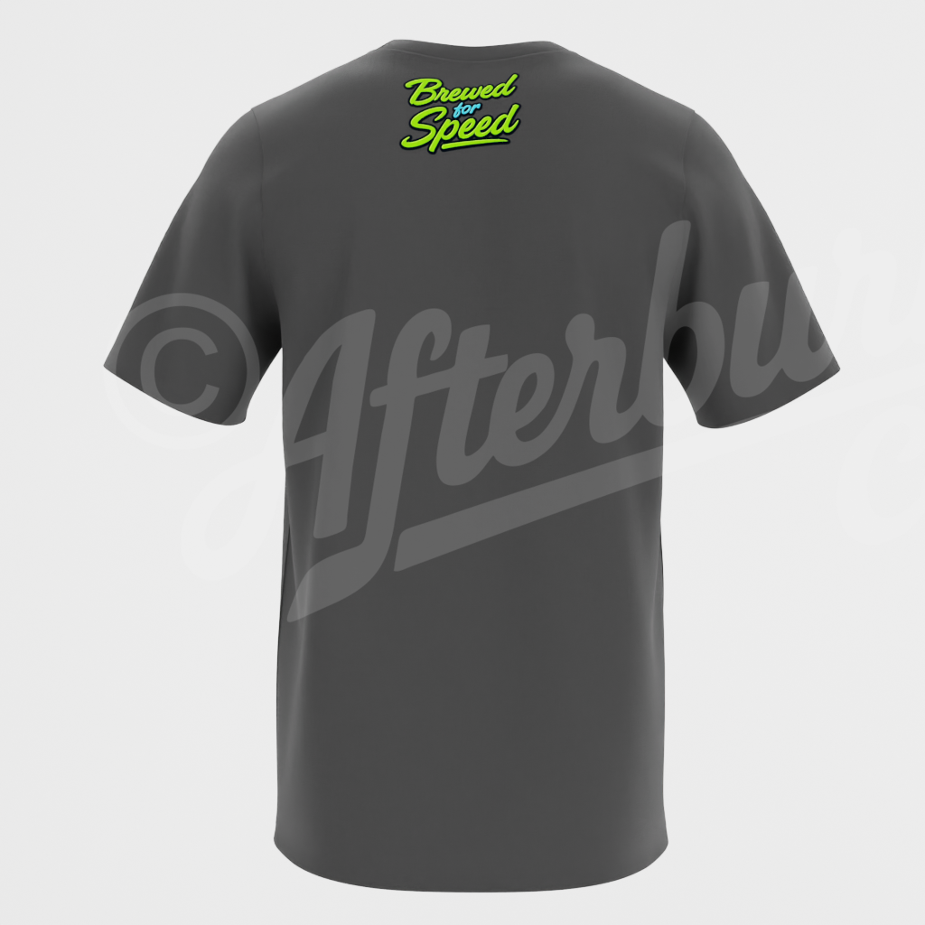Brewed for Speed – Motorcycle enthusiast Graphic T-Shirt (ABRD25)