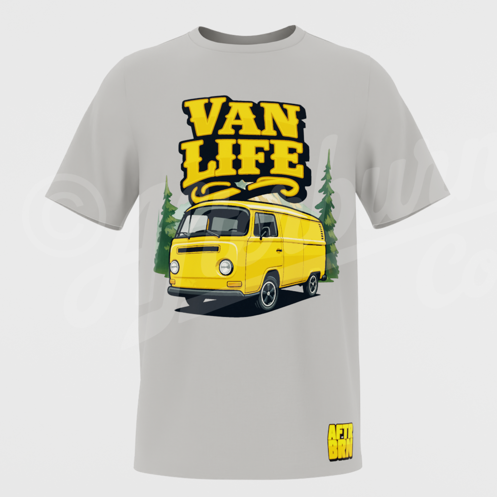 Van Life Camper Van T-Shirt – Classic Adventure Graphic Tee (ABVL20)